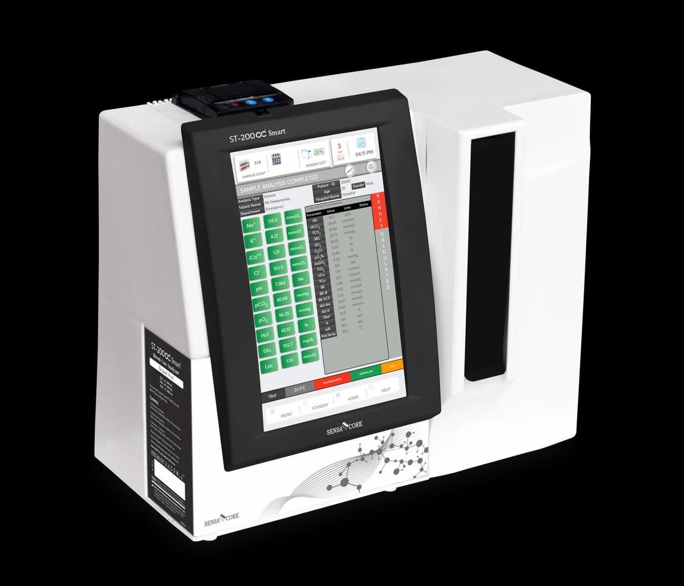 ST 200 CC Smart Blood Gas Analyzer — product view 1